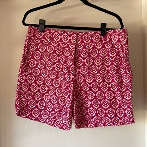 Pink floral shorts